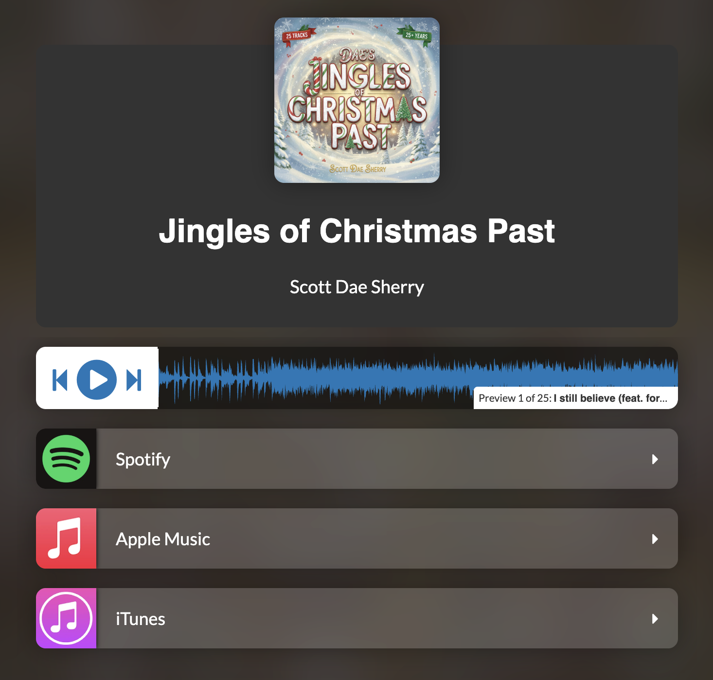 new holiday release...